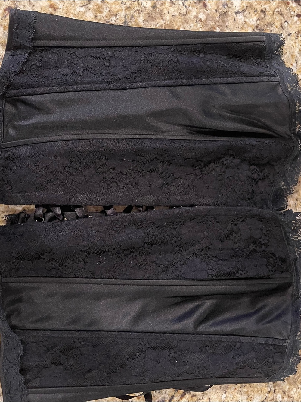 Charlotte Russe Black Lace Pencil Skirt